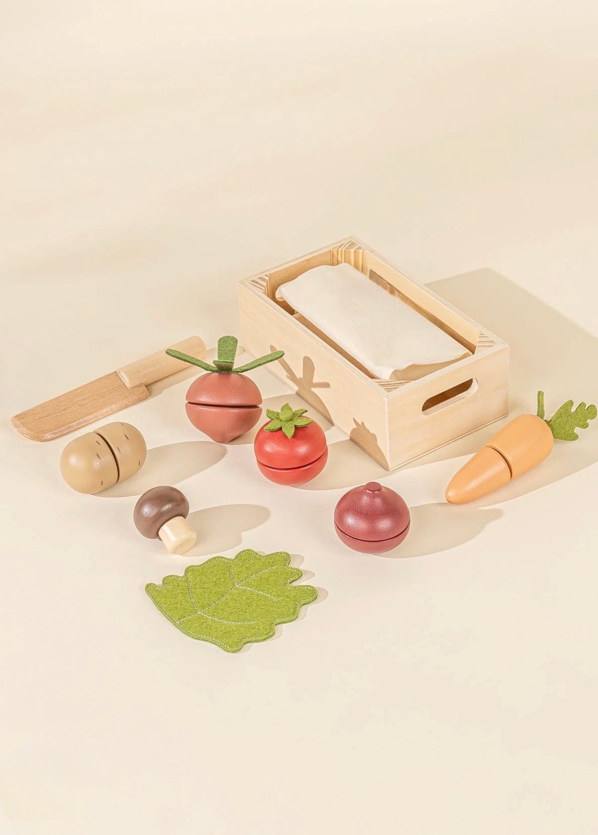 Grønnsakskurv med Lekemat