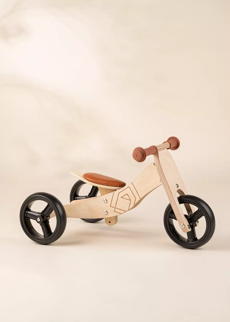 Balansesykkel 2i1 Minimo - Montessori løpesykkel natur
