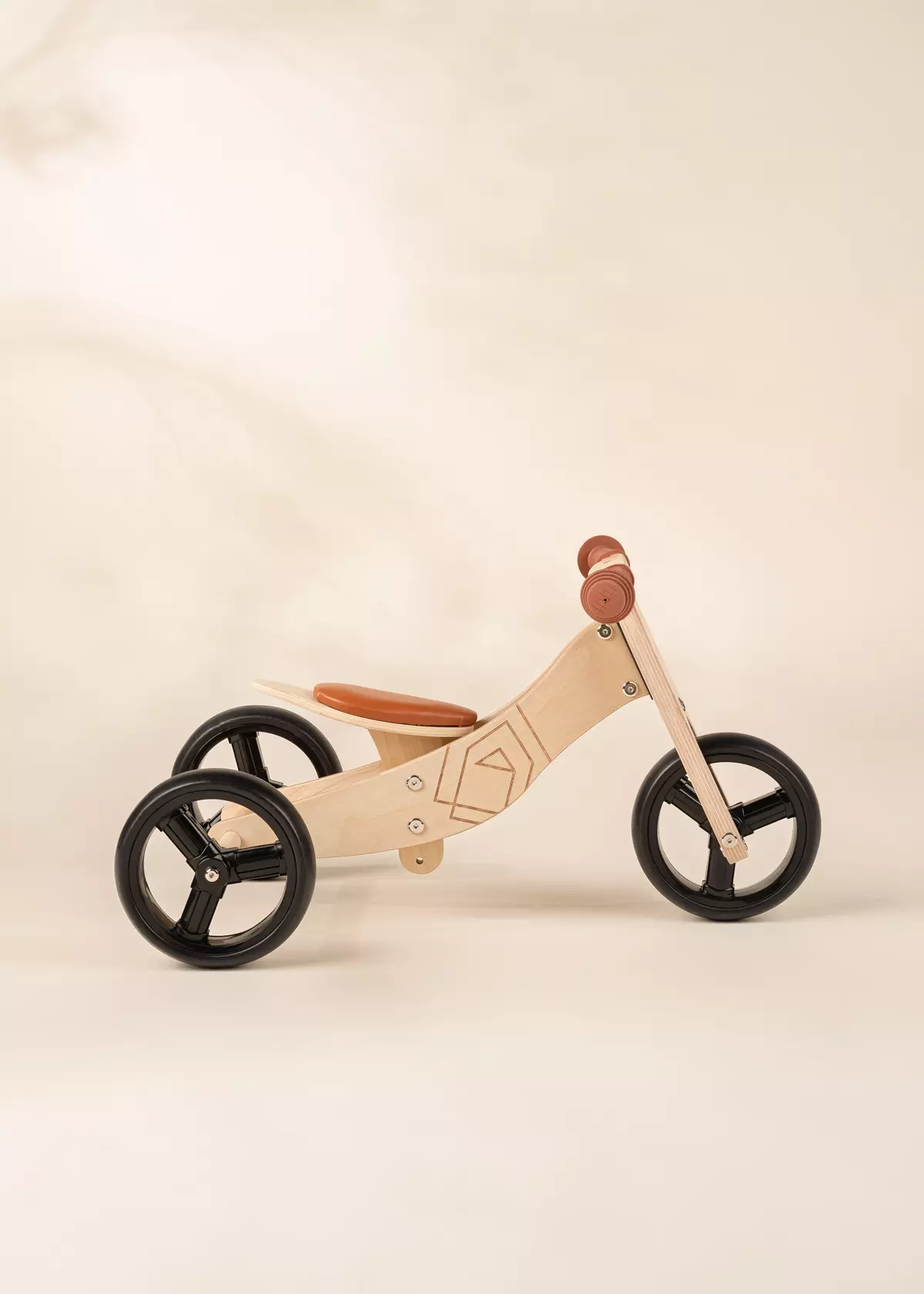 Balansesykkel 2i1 Minimo - Montessori løpesykkel natur